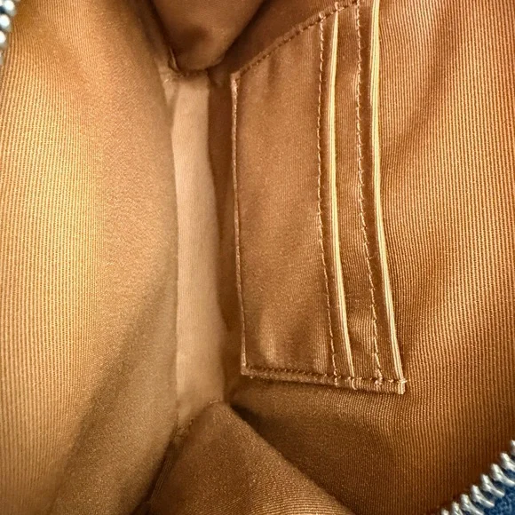 Coach Dark Denim Blue Crossbody Bag - Picture 6 of 8